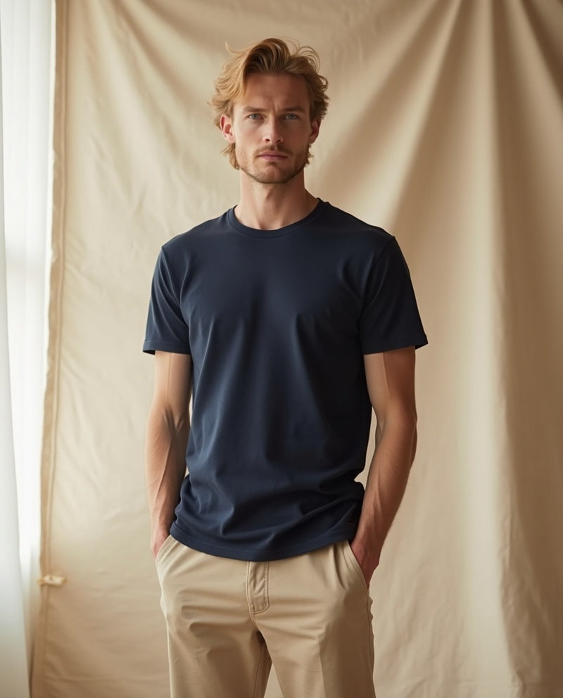 Pienza Navy Tee