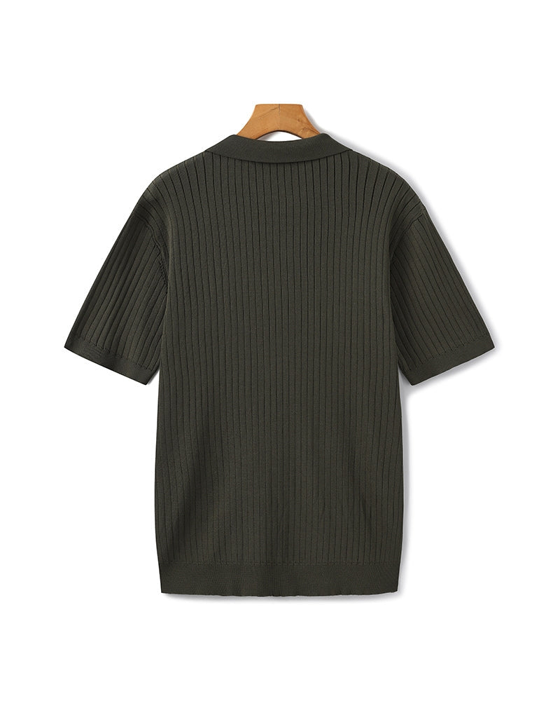 Impetto Ribbed Polo Shirt