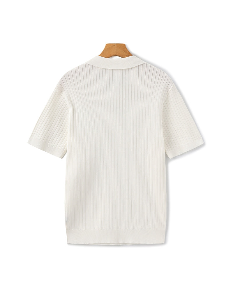Impetto Ribbed Polo Shirt