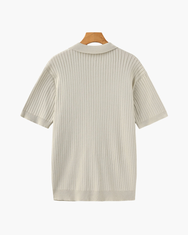 Impetto Ribbed Polo Shirt