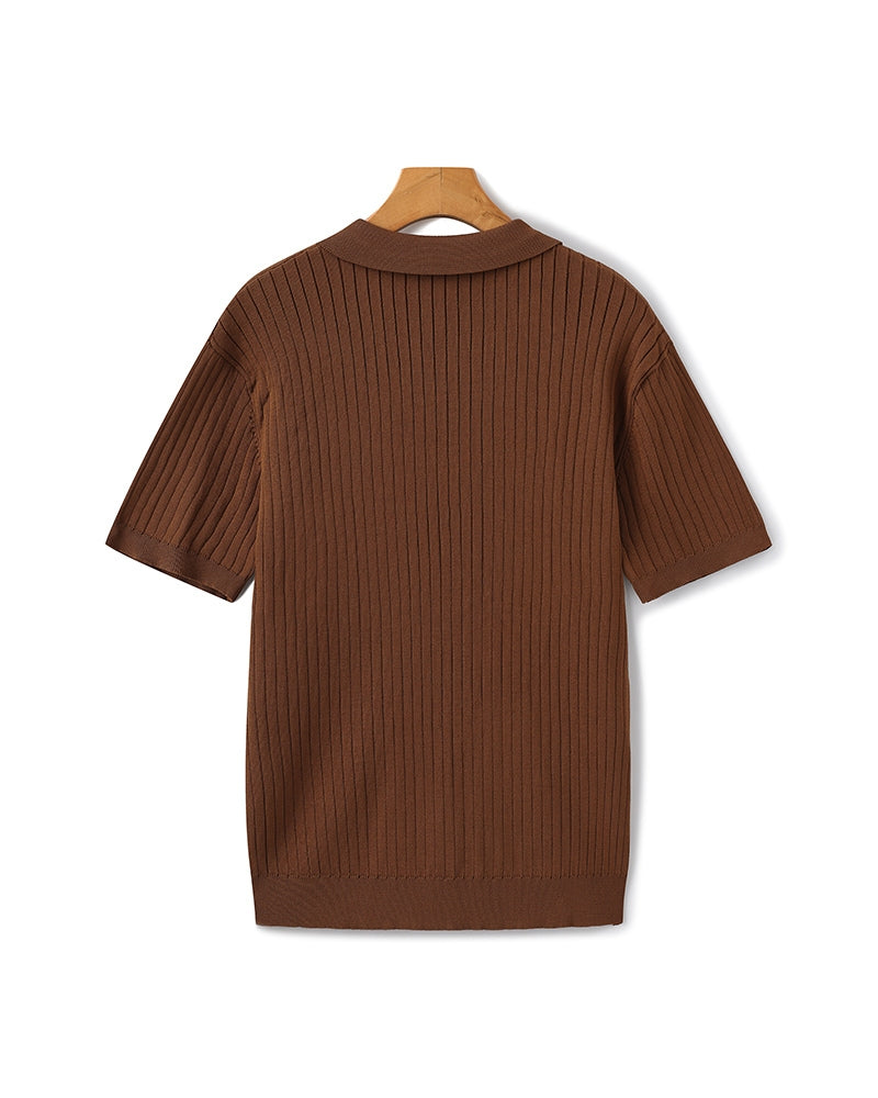 Impetto Ribbed Polo Shirt