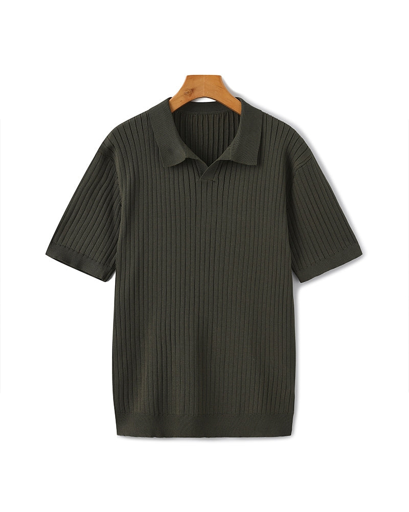 Impetto Ribbed Polo Shirt
