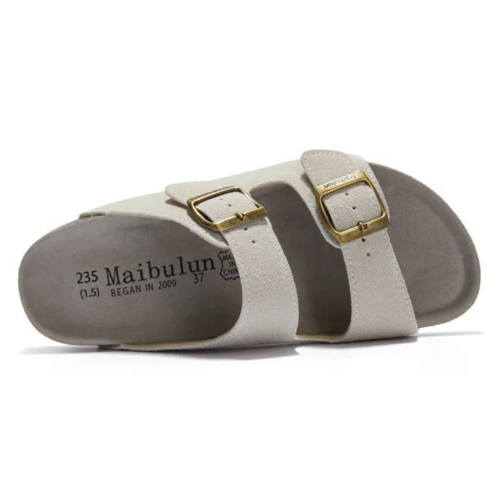Impetto Maibulun Suede Sandal - Cream
