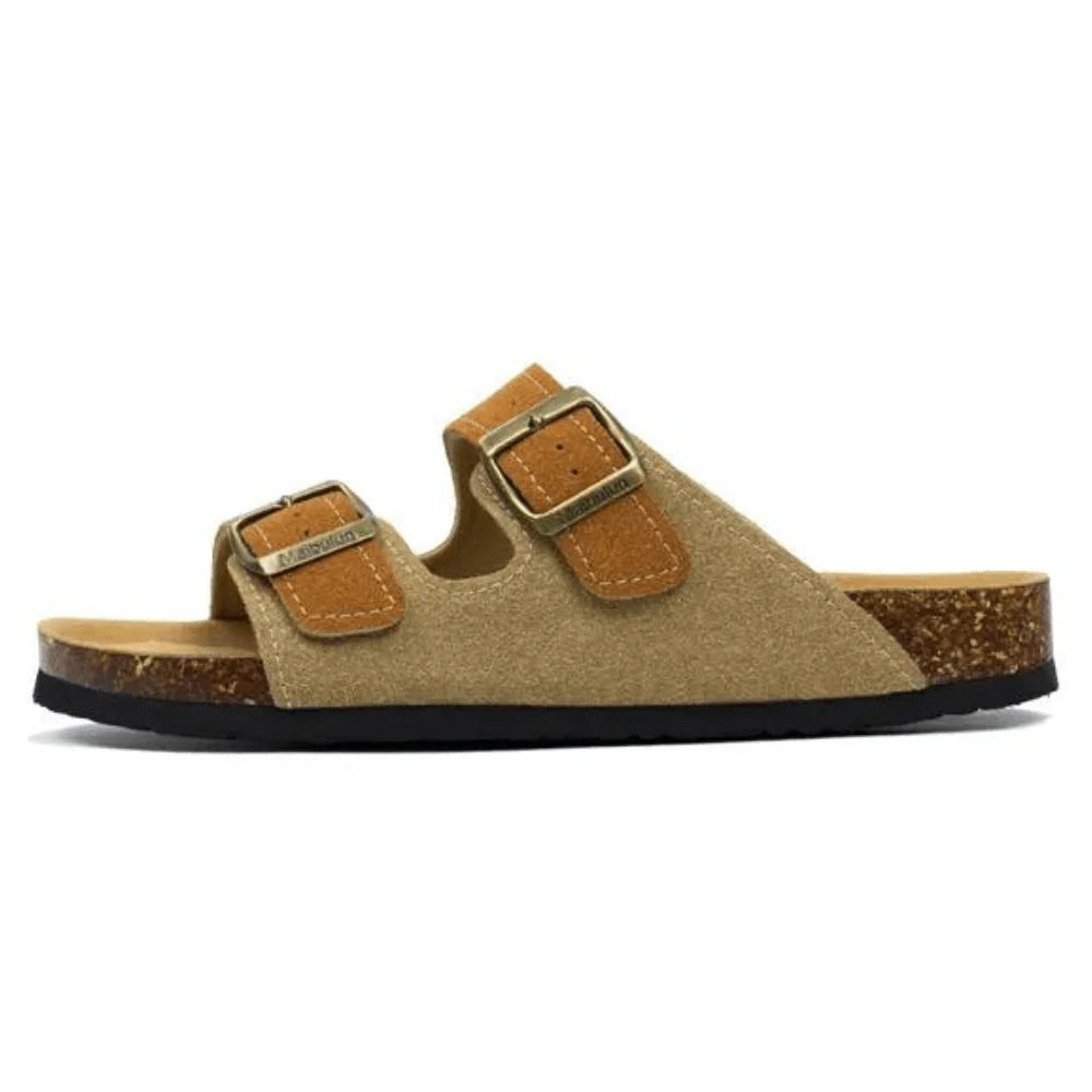 Impetto Maibulun Suede Sandal - Light Brown & Caramel