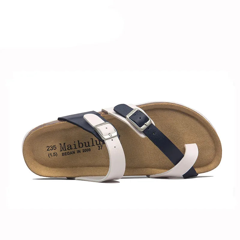 Milari Sandal – White & Blue