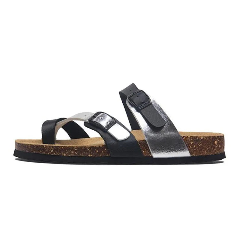 Milari Sandal – Black & Silver