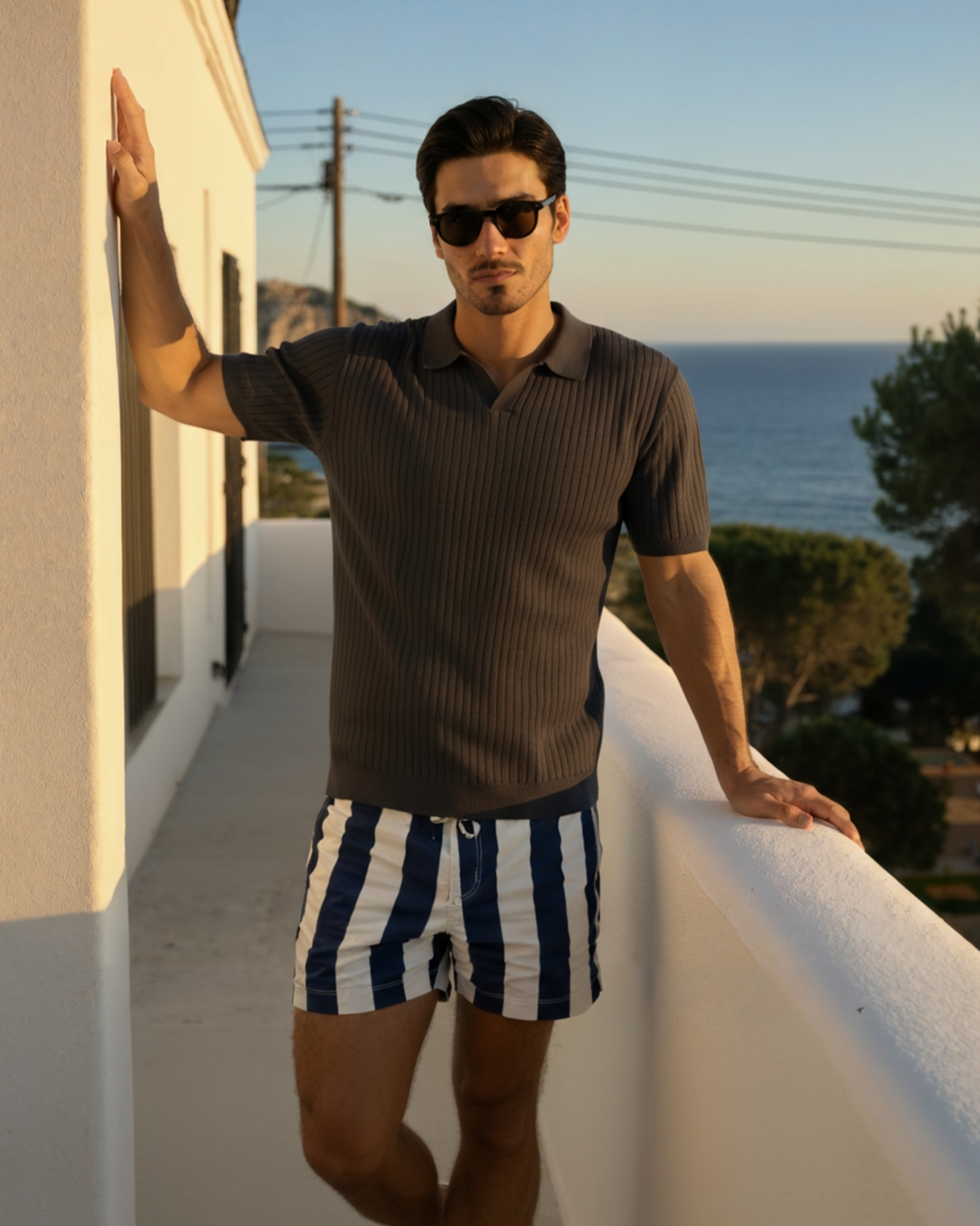 Impetto Ribbed Polo Shirt