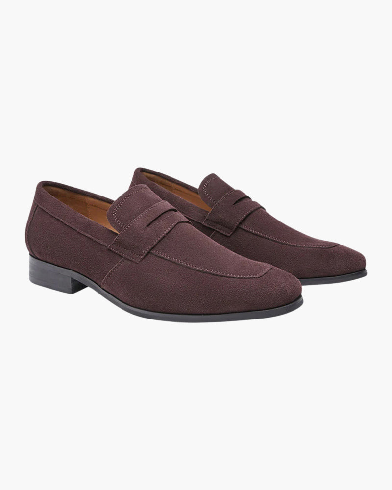Impetto Suede Penny Loafers