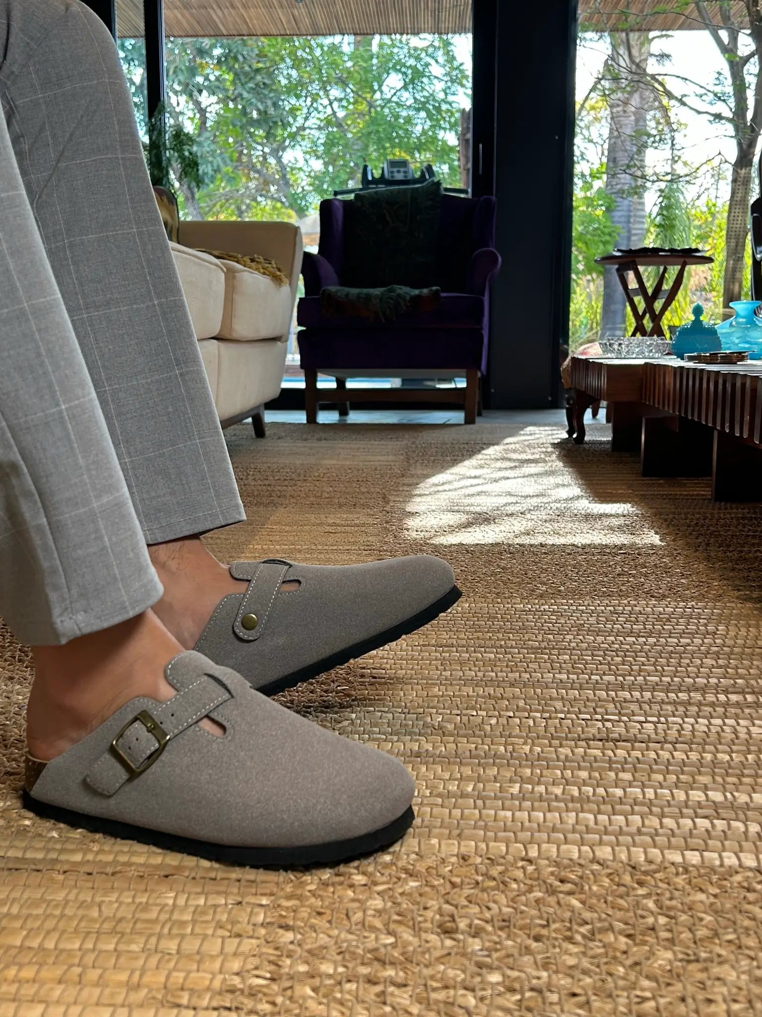 Clog - Cinza Claro