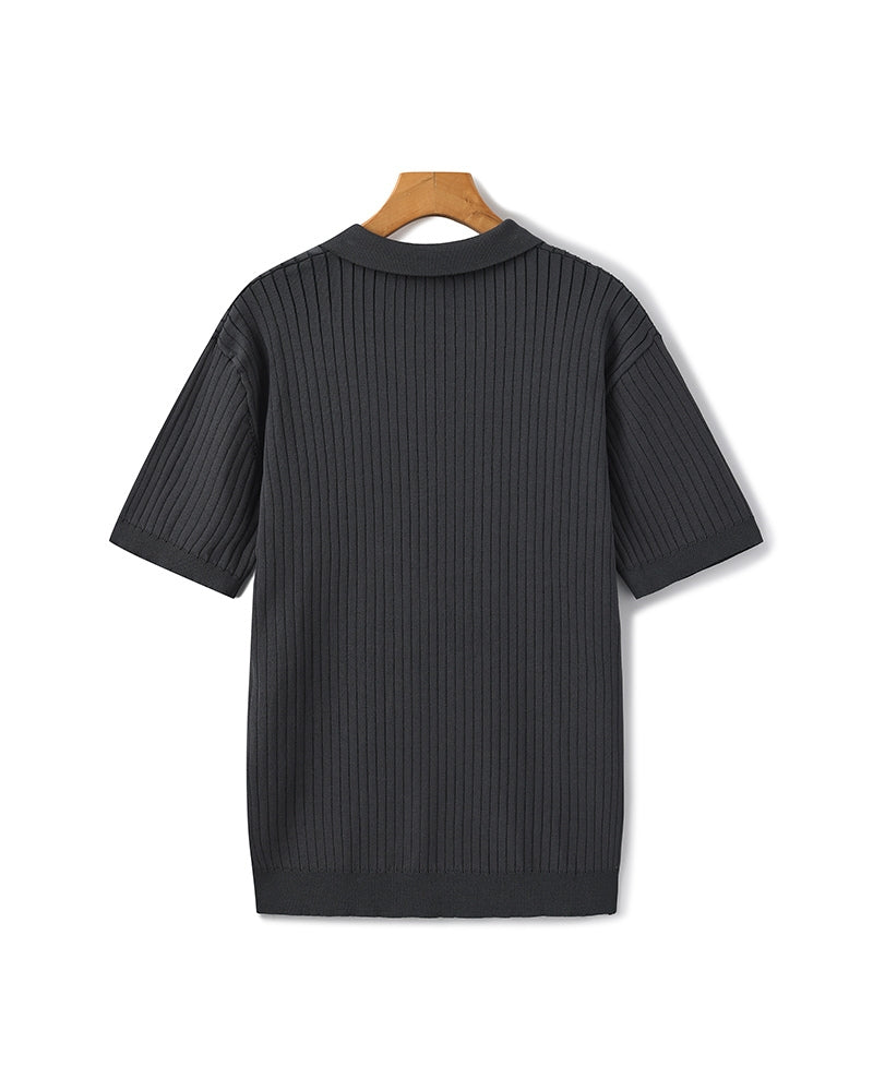 Impetto Ribbed Polo Shirt