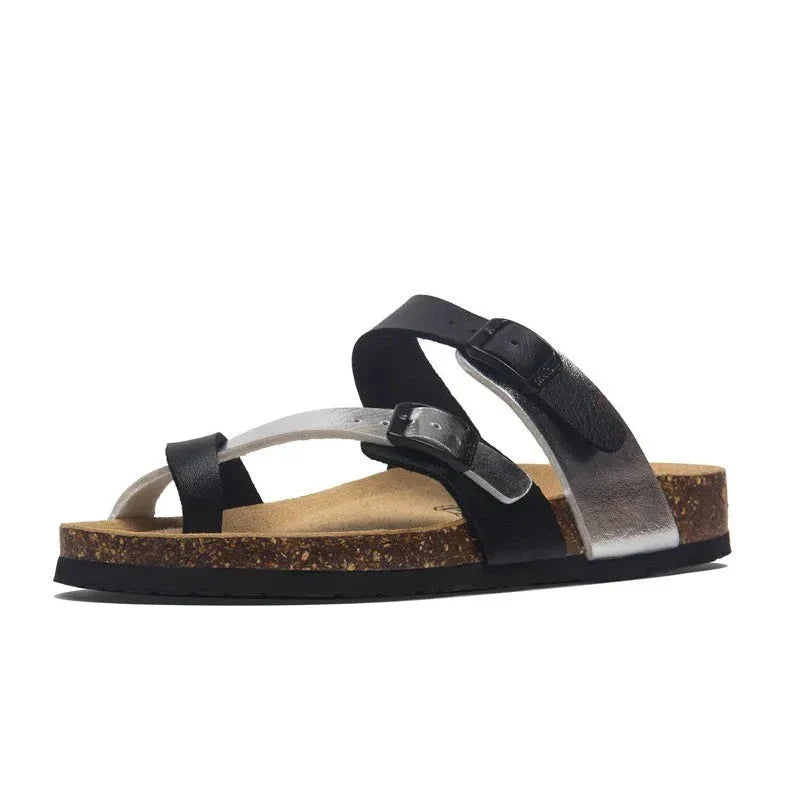 Milari Sandal – Black & Silver