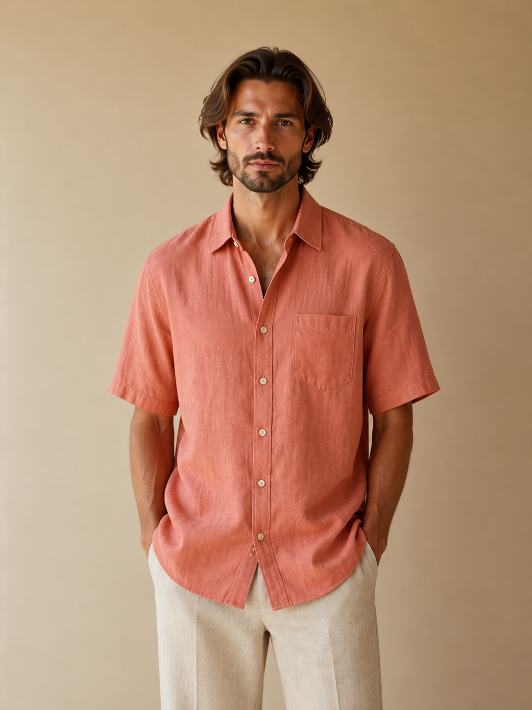 Portofino Coral Shirt