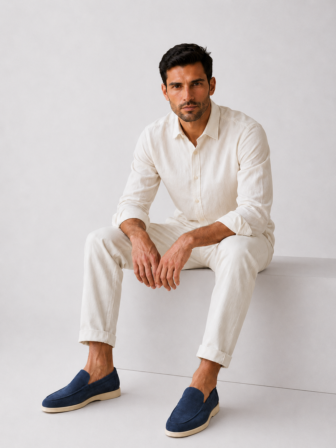 Loafer Positano Marine Blue