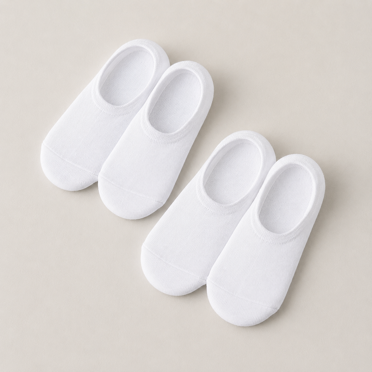 2 Pairs No-Show Socks