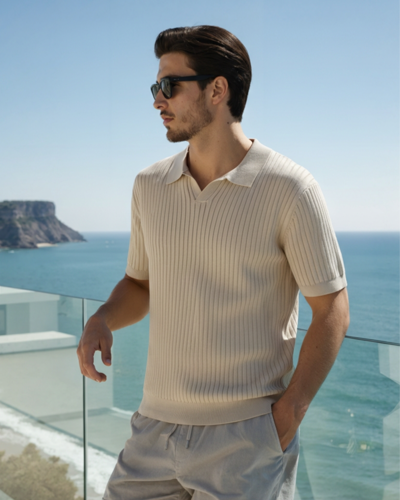 Impetto Ribbed Polo Shirt